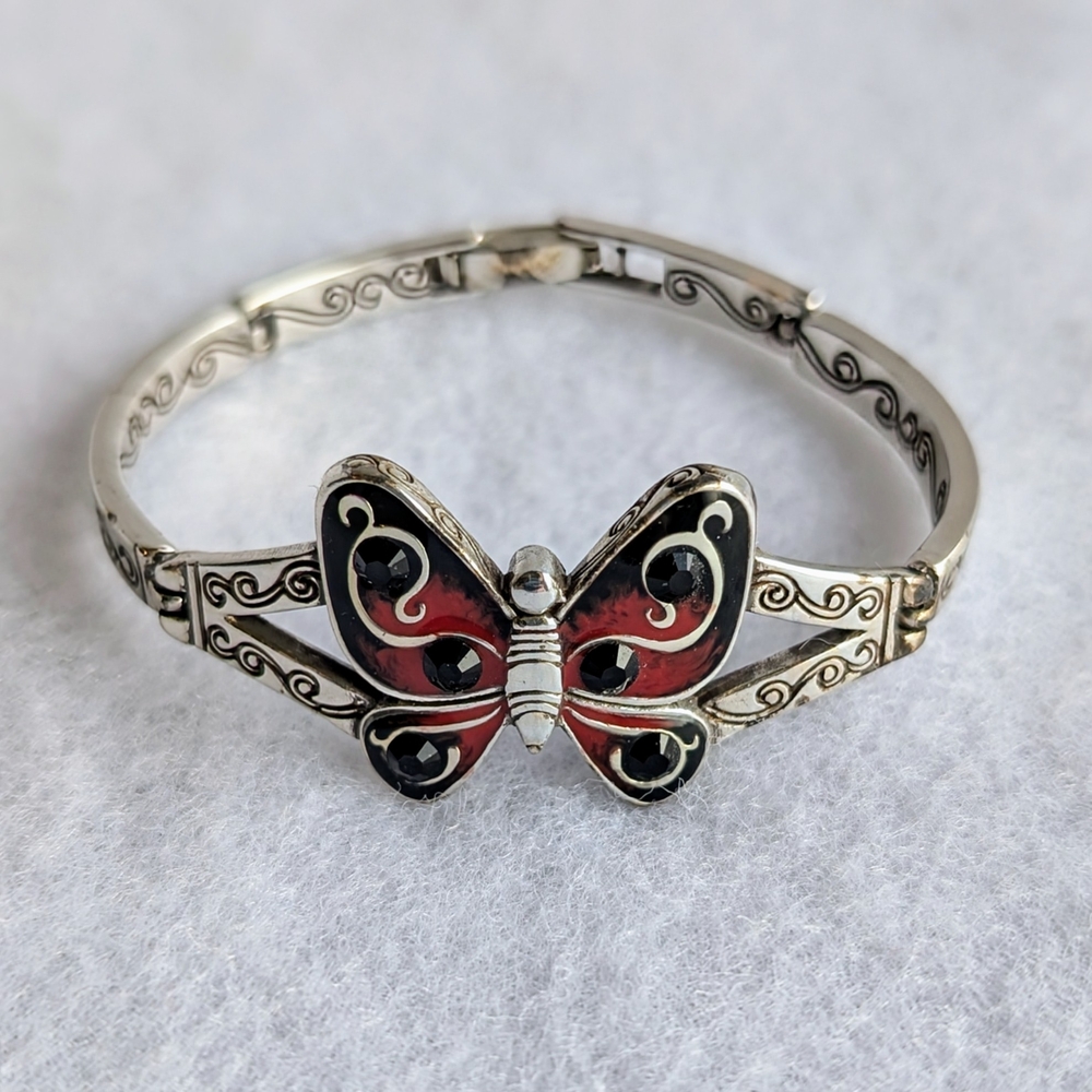 Brighton Jeweled Butterfly Bracelet
